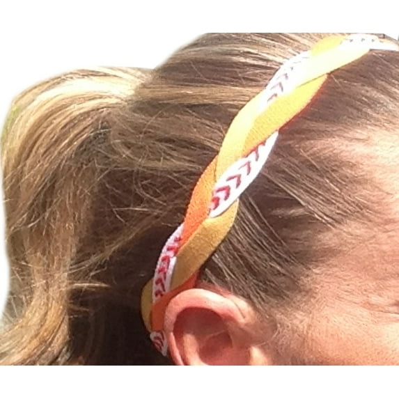 IT'S RIDIC! No Slip Grip/Non-Slip Sports/Athletic Nylon Triple Braided Sports Headband