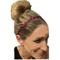 thumbnail image 1 of IT’S RIDIC!® Red and Black Non-Slip Silicone Sports/Athletic Slim Sports Headband for teens and adults, 1 of 3
