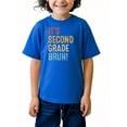 thumbnail image 1 of MAWOTEA IT'S SECOND GRADE BRUH ! Letter Print Summer Graphic T-shirts for Outdoor Sports and Daily Wearing, Young Boys T-Shirts, Size from 3-13Y, 1 of 5