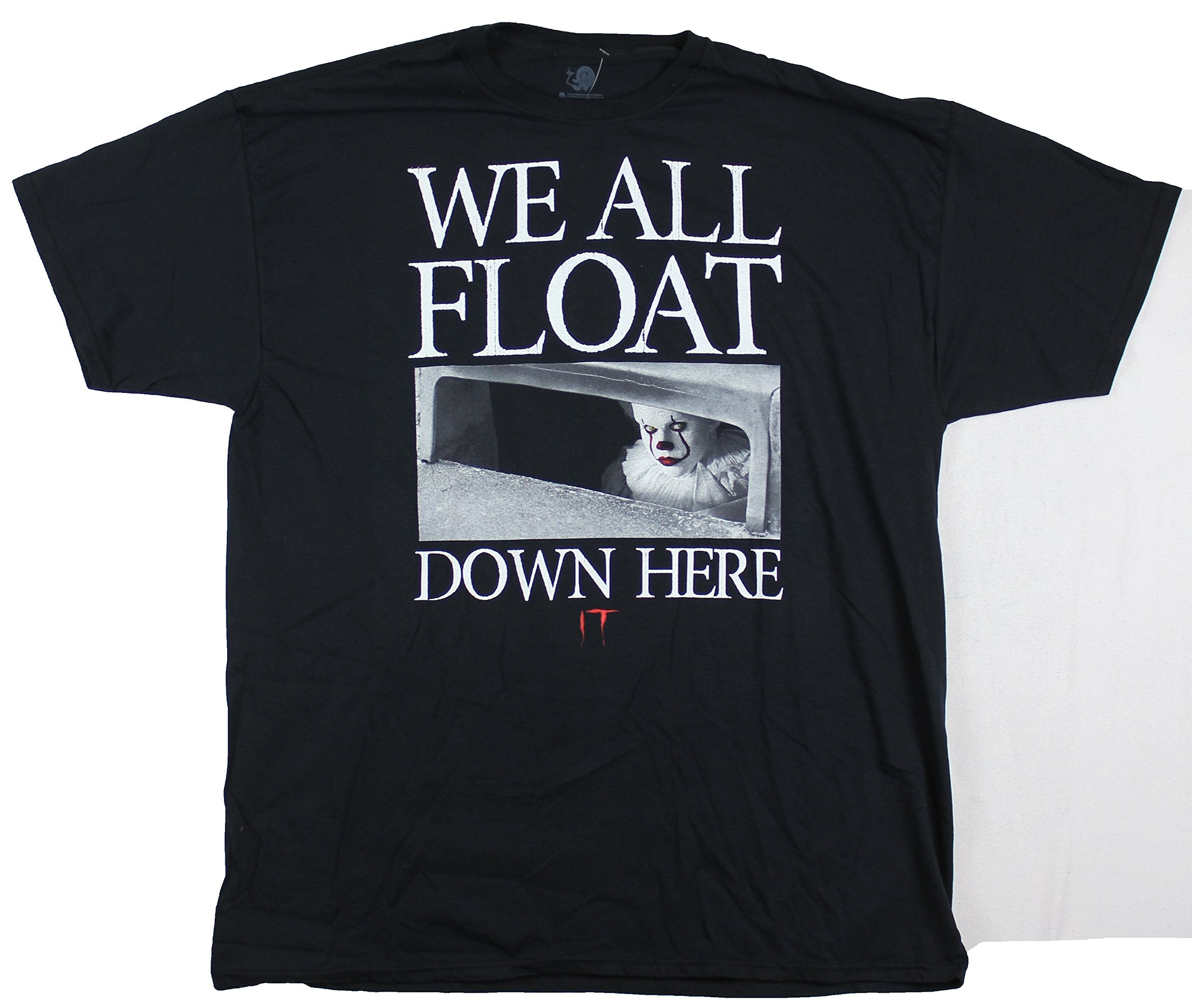 IT Stephen King's Mens T-Shirt - We All Float Down Here Sewer Smile (3X ...