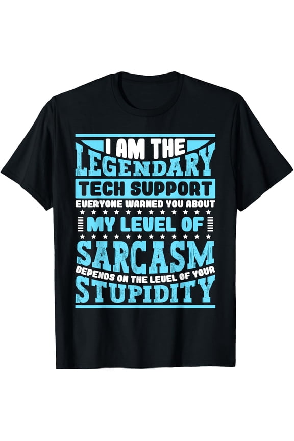 IT Support Help Desk Computer Geek Ticket Tech Guy T-Shirt