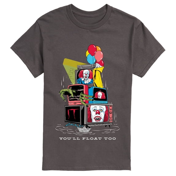 IT - TV Stack - Men's Short Sleeve Graphic T-Shirt