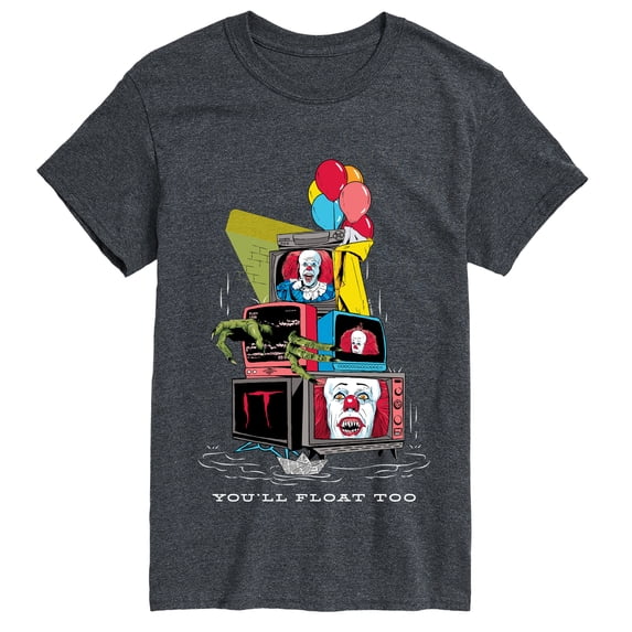 IT - TV Stack - Men's Short Sleeve Graphic T-Shirt