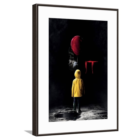 IT - Teaser One Sheet Canvas Wall Poster, 14.725" x 22.375"