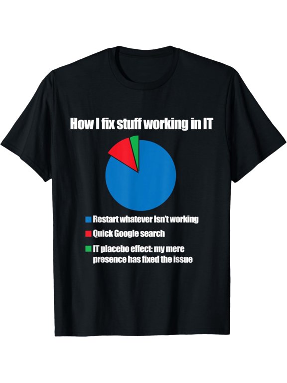 IT Tech Support Technology Nerds Geek Computer Engineer T-Shirt