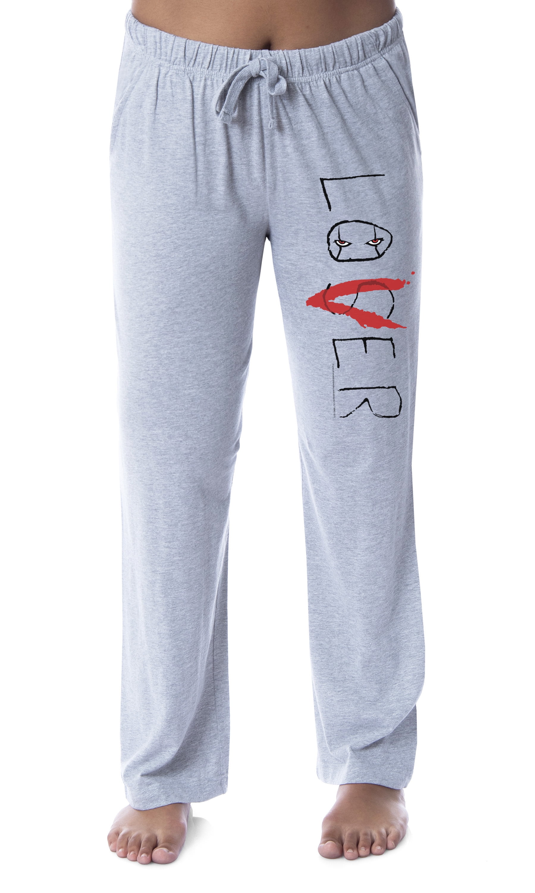 IT The Movie Womens Loser Club Pennywise Clown Sleep Pajama Pants