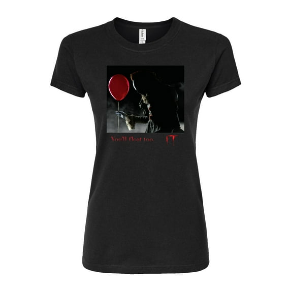 IT Movie - You'll Float Too - Junior's Cropped T-shirt