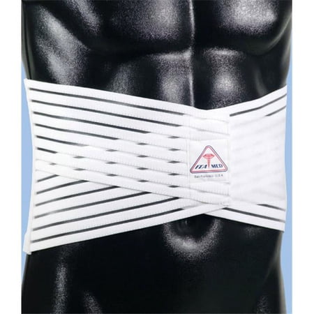 ITA-MED BS-221 Breathable Elastic Back Support - White - Small