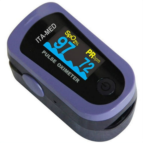 ITA-MED Fingertip Deluxe Pulse Oximeter with 6-Way OLED Display
