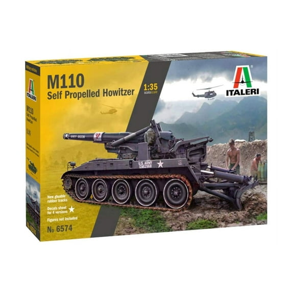 ITA6574 1:35 Italeri M110 Self Propelled Howitzer [Model Building KIT]
