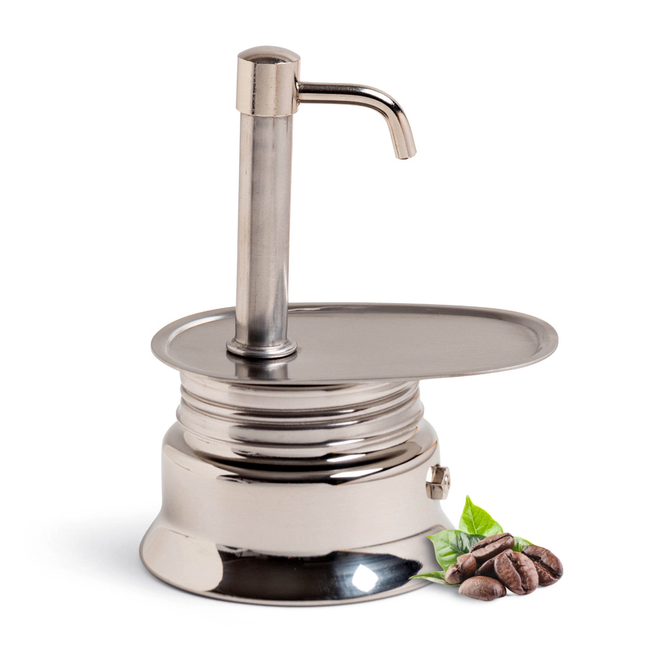 Kings County Tools Stainless Steel Single Spout Stovetop Espresso Maker