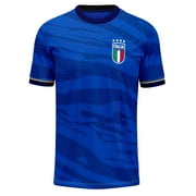 ITALY 2023 Men's National Soccer Team Home Colors Jersey - Relax Fit. - Youth Large.