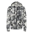 thumbnail image 1 of ITC EXP80PTZ Men's Poly-Tech Hooded Full-Zip Sweatshirt - Snow Camo - Medium, 1 of 2