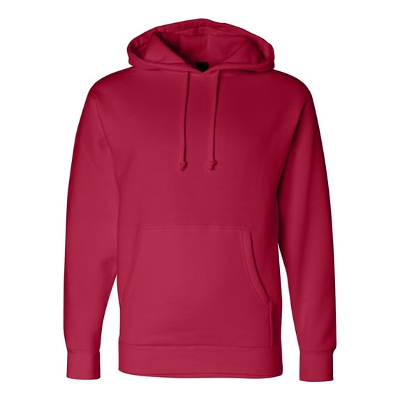 ITC IND4000 Men's Hooded Pullover Sweatshirt - Red - Medium
