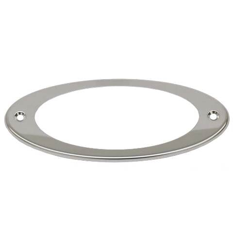 ITC Marine Boat Docking Light Bezel 81371 | SS 6 1/4 x 2 3/4 Inch