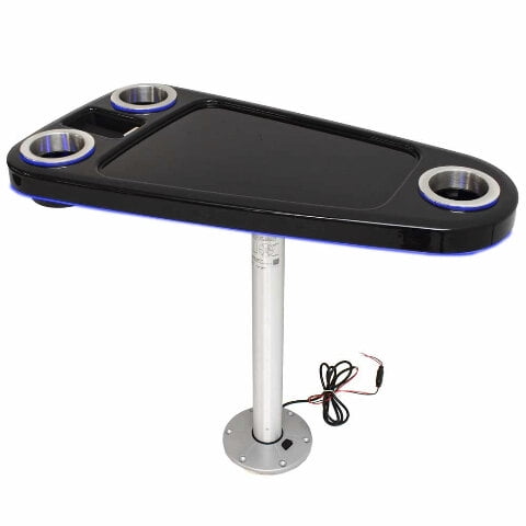 ITC Marine Boat Table System TTT1834-A9C4B5P | Blue Illuminated
