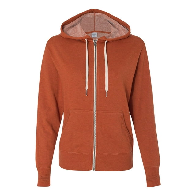 ITC PRM90HTZ Unisex French Terry Sweatshirt - Burnt Orange Heather - Large