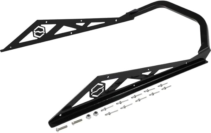 ITEK Bumper Powdercoat Series Rear - Fits Polaris Black  #333522