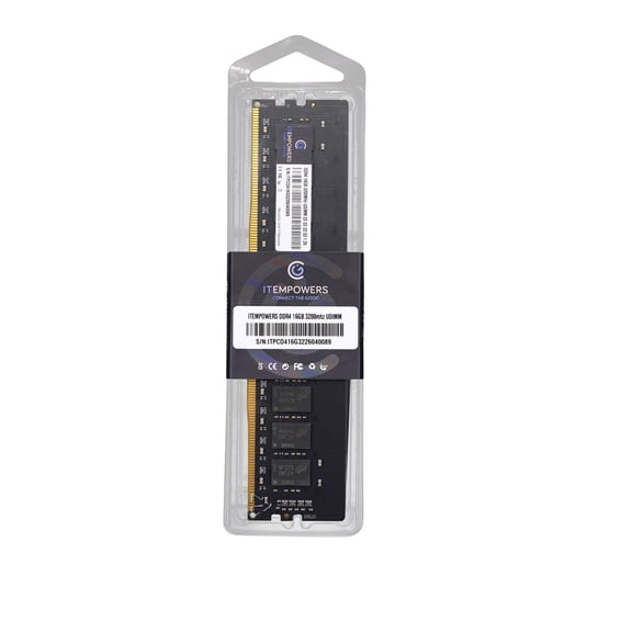 ITEMPOWERS 16GB 288-Pin DDR4 UDIMM DDR4 3200 (PC4-25600) Desktop Memory