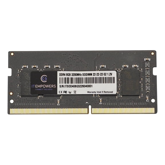 ITEMPOWERS 8GB DDR4 3200MHz Laptop Memory, 260-Pin SODIMM, PC4-25600, CL22