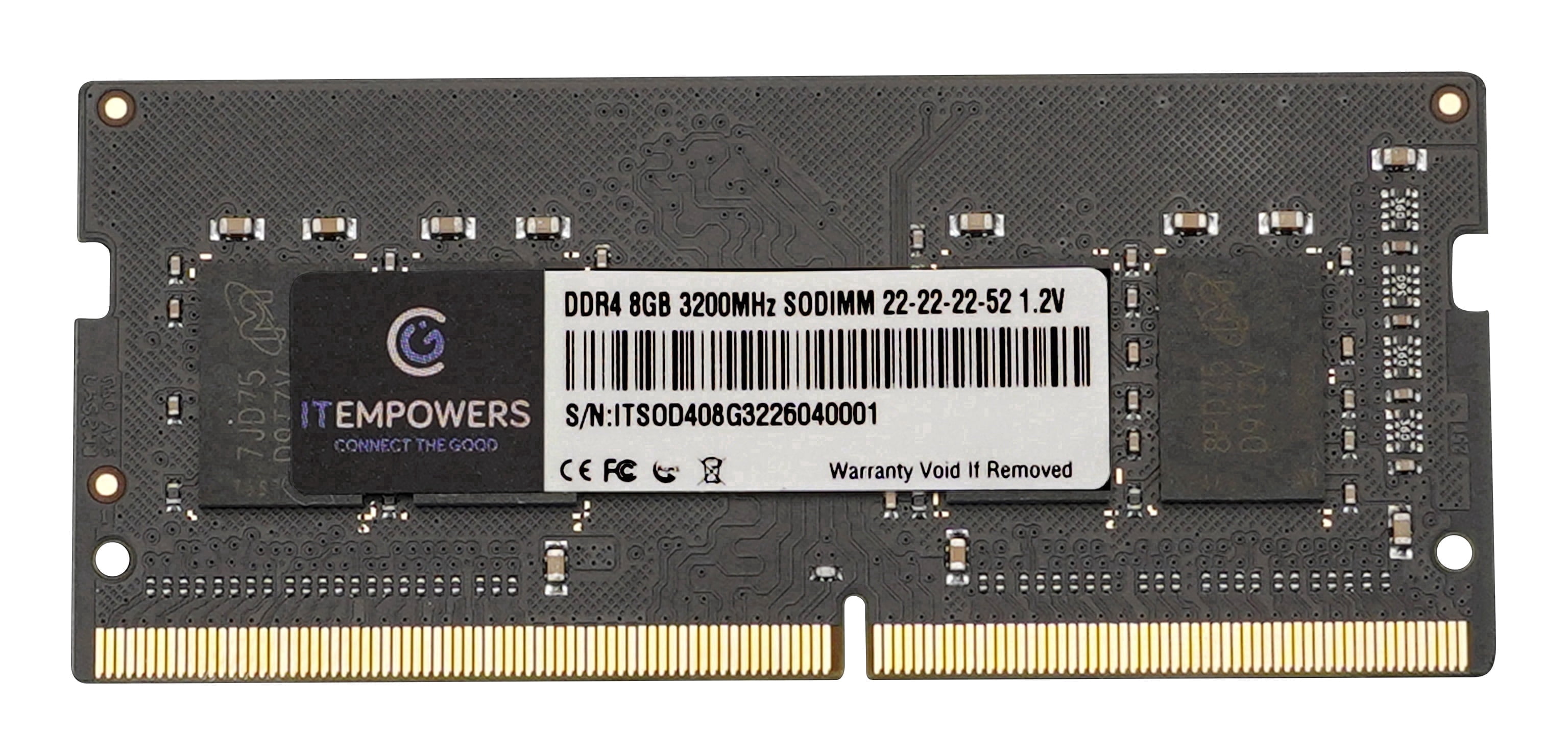 Kingston, DDR4 Laptop Memory, 16GB, 3200MT s, Black - Walmart.com