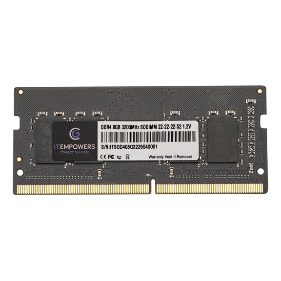 ITEMPOWERS 8GB DDR4 3200MHz Laptop Memory, 260-Pin SODIMM, PC4-25600, CL22