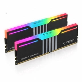 ITEMPOWERS 16GB (2 x 8GB) DDR4 3200MHz CL19 RGB Desktop Gaming RAM Kit, Dual Channel Memory, Black
