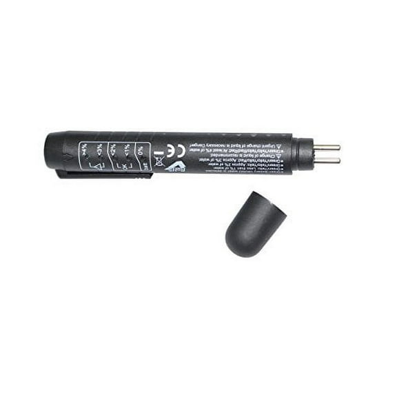 ITEQ Brake Fluid Liquid Tester Pen with 5 LED Indicators, Calibrated For DOT3 DOT4 Brake Fluid