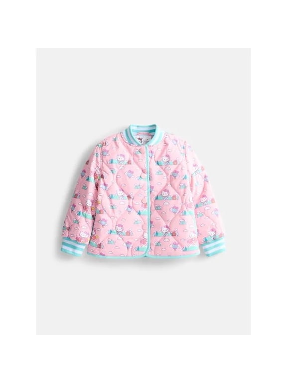 Toddler Girls Quilted Bomber Jacket, Sizes 12M-5T