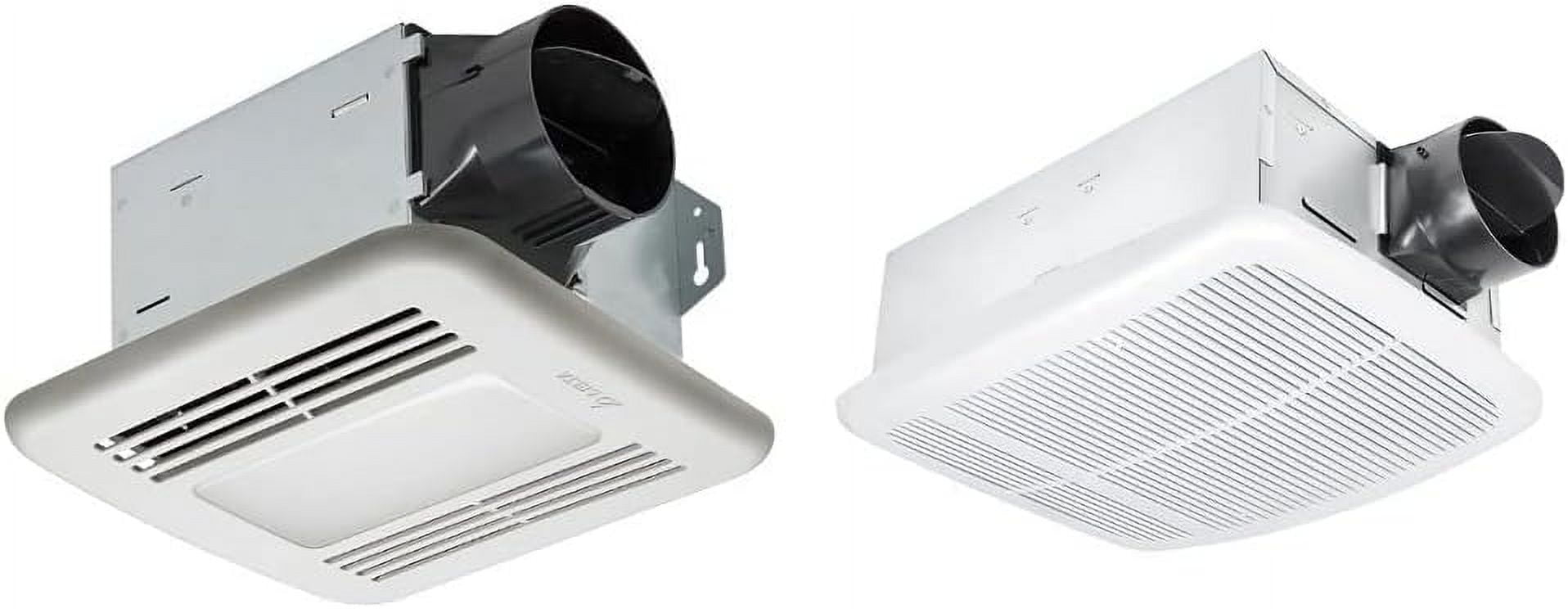 ITG80LED Modern Bathroom Exhaust Fan with LED Light Brushless Motor, 80 CFM