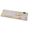 thumbnail image 1 of ITIGOITIE 104-Key RGB Mechanical Keyboard with 1.14" Smart Screen & Knob, Tri-Mode Wireless/Wired Connection, Hot-Swappable, Full-Size Layout - yellow, 1 of 10