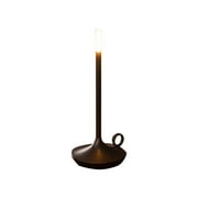 ITIGOITIE Atmospheric Candlelight Art LED Desk Lamp, Aluminum Oxide, Black