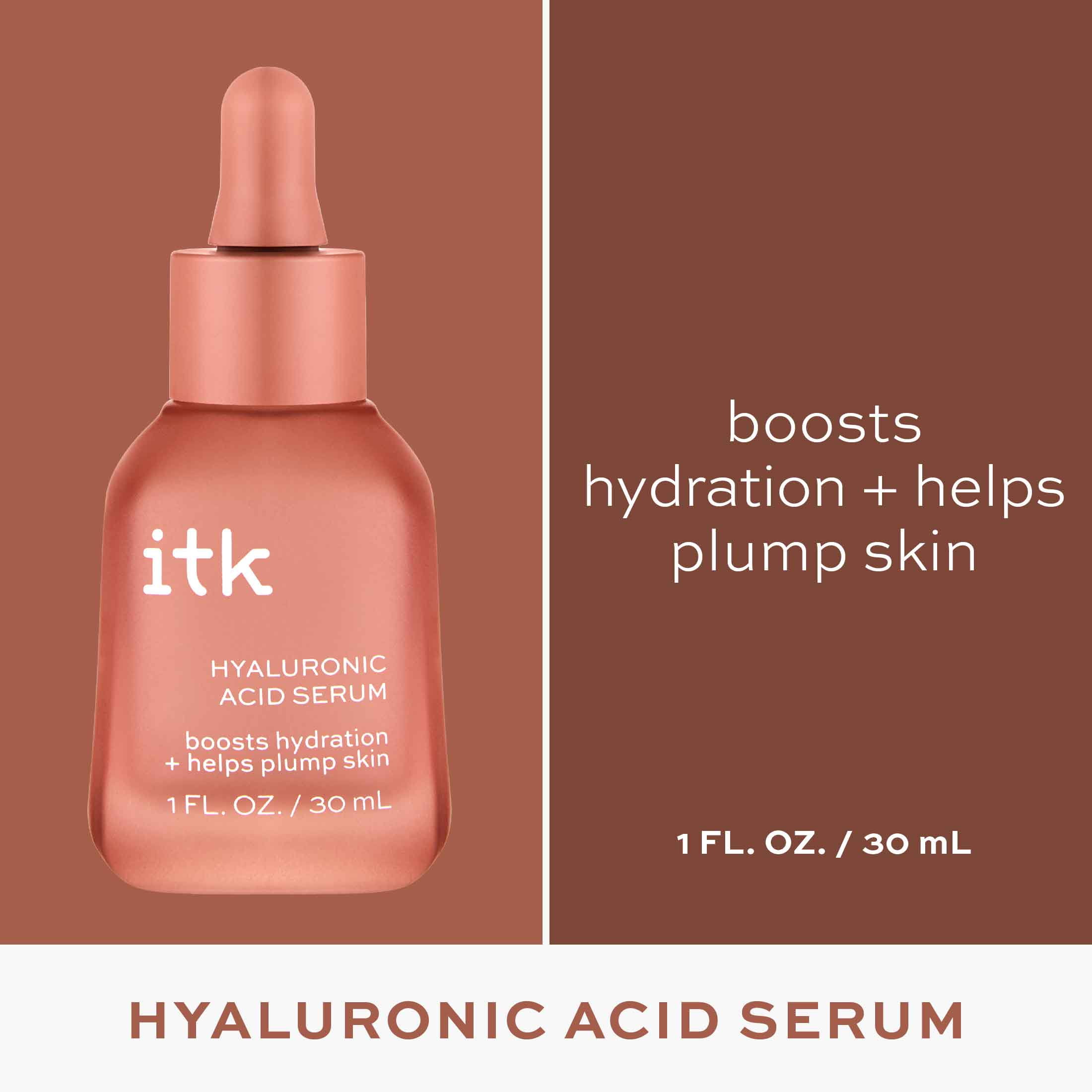 ITK Hyaluronic Acid Face Serum with Hyaluronic Acid + Niacinamide