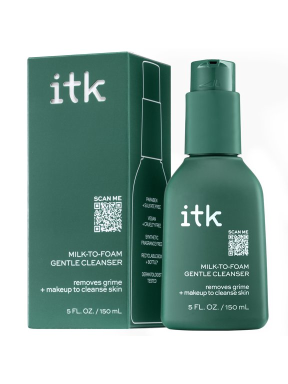 Skincare Face Wash Foaming Gentle Cleanser + Moisture + Makeup Remover, 5oz