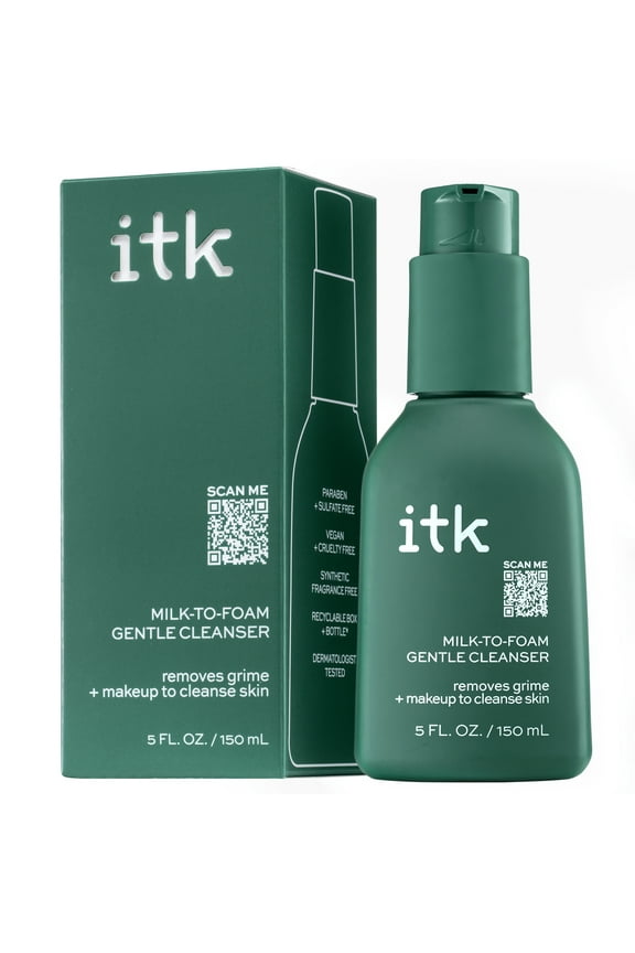 Skincare Face Wash Foaming Gentle Cleanser + Moisture + Makeup Remover, 5oz