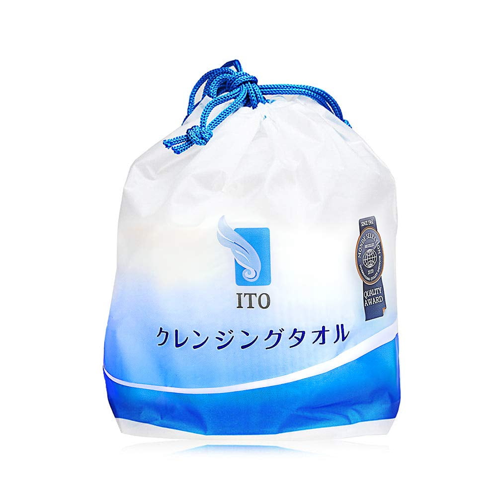 ITO Disposable Face Towel, Soft Facial Cotton Tissue for Sensitive Skin