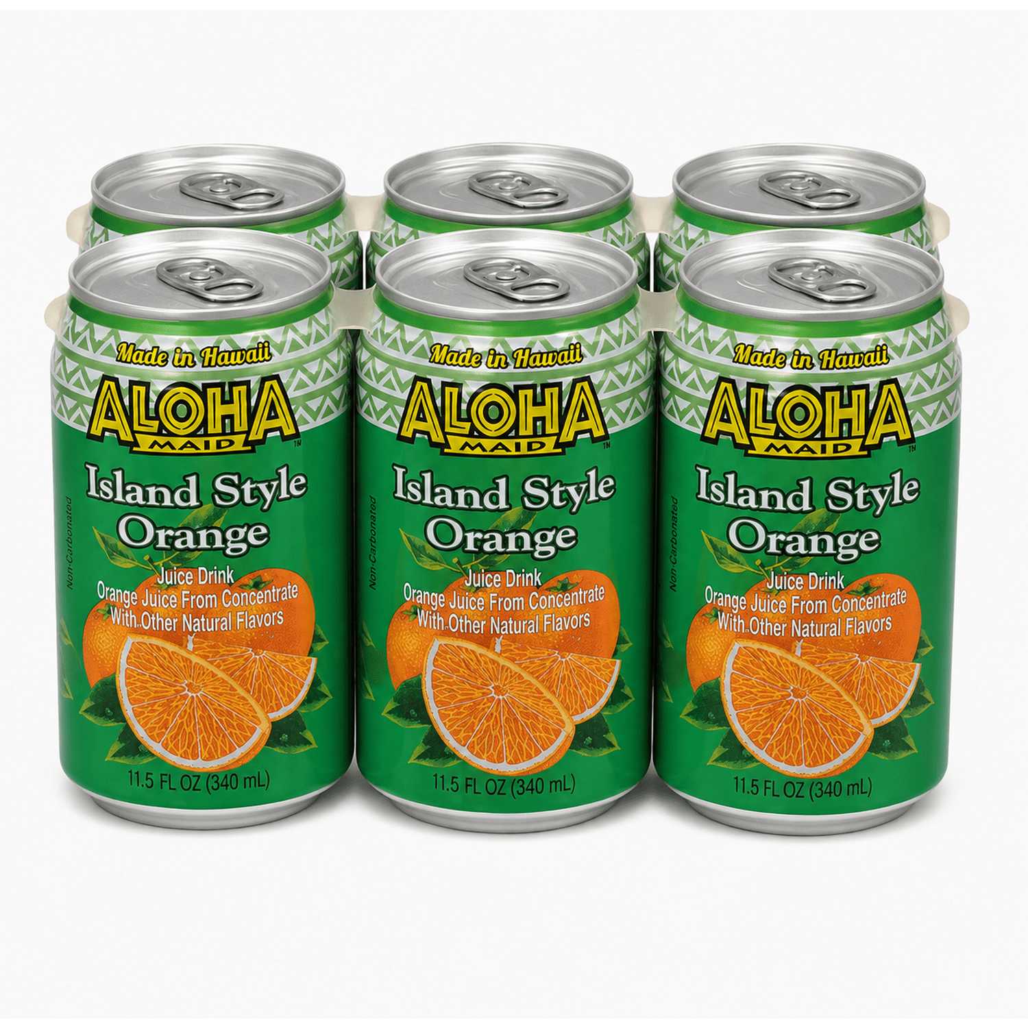 Aloha Maid Island Style Orange 6 Pack / 11.5 fl oz - Walmart.com