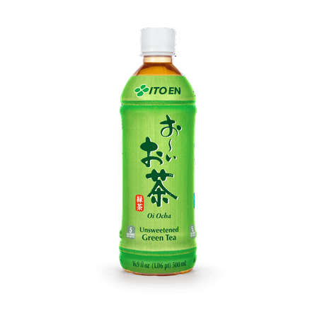 Ito En Oi Ocha Green Tea, Unsweetened Bottled Tea, 16.9 fl oz, 1 count