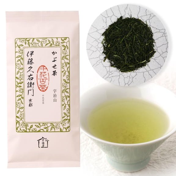 ITOHKYUEMON KYOTO Uji Kabusecha Green Tea UJIYAMA, 0.17 lb Premium Japanese Loose Leaf Tea JAPAN