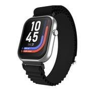 iTOUCH AIR 5 Smartwatch   1.85  AMOLED Display, Bluetooth Calling, 100+ Sport Modes, Heart Rate, SpO , Stress & Sleep Monitoring, IP68 Waterproof, for Android & iPhone - Alpine Nylon Strap for Adults