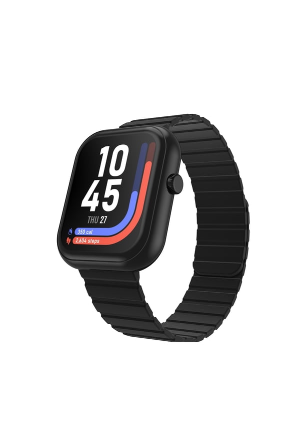 AIR 5 Smartwatch – 1.85” AMOLED Display, Bluetooth Calling, 100+ Sport Modes, Heart Rate, SpO₂, Stress & Sleep Monitoring, IP68 Waterproof, for Android & iPhone - Magnetic Strap for Adults