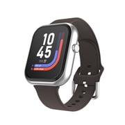 iTOUCH AIR 5 Smartwatch   1.85  AMOLED Display, Bluetooth Calling, 100+ Sport Modes, Heart Rate, SpO , Stress & Sleep Monitoring, IP68 Waterproof, for Android & iPhone - Silicone Strap for Adults
