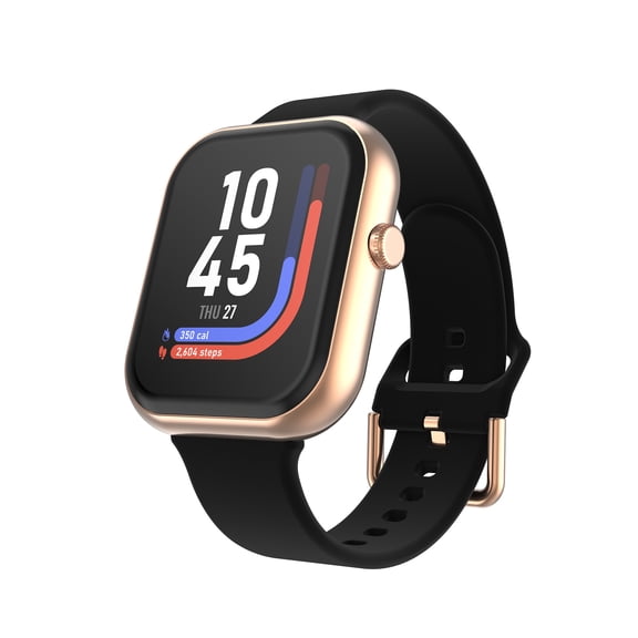 iTouch AIR 5 Smartwatch with 1.85 Amoled Display,Health Tracking,100+ Sports Modes,Smart Notifications,Black