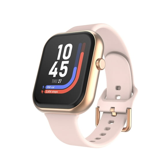 iTOUCH AIR 5 Smartwatch – 1.85” AMOLED Display, Bluetooth Calling, 100+ Sport Modes, Heart Rate, SpO₂, Stress & Sleep Monitoring, IP68 Waterproof, for Android & iPhone - Silicone Strap for Adults