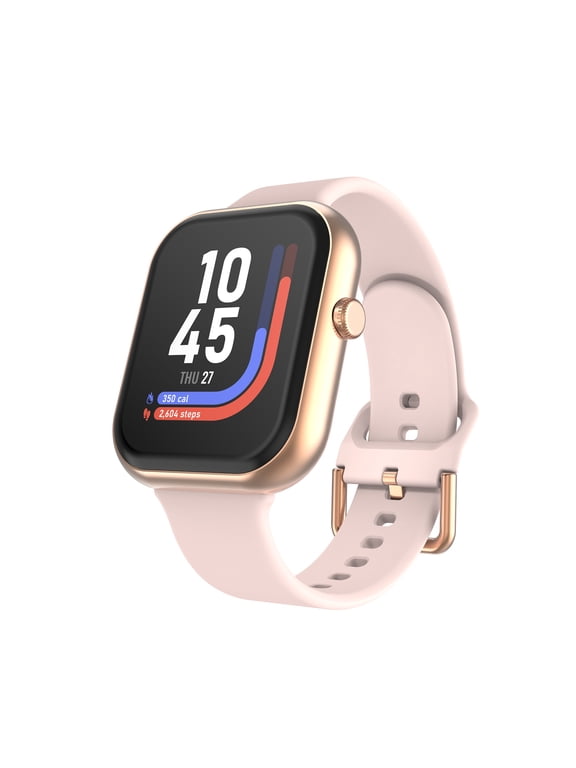 AIR 5 Smartwatch – 1.85” AMOLED Display, Bluetooth Calling, 100+ Sport Modes, Heart Rate, SpO₂, Stress & Sleep Monitoring, IP68 Waterproof, for Android & iPhone - Silicone Strap for Adults