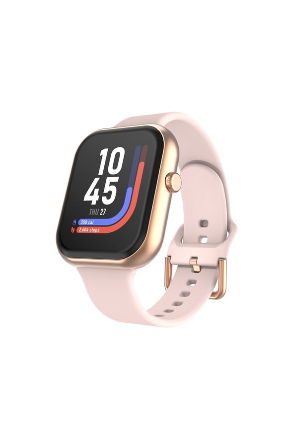 AIR 5 Smartwatch – 1.85” AMOLED Display, Bluetooth Calling, 100+ Sport Modes, Heart Rate, SpO₂, Stress & Sleep Monitoring, IP68 Waterproof, for Android & iPhone - Silicone Strap for Adults