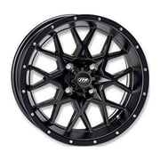 Itp Hurricane Wheel 12X7 Matte Black 12Rb110Bx