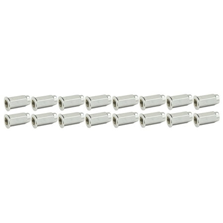 ITP (16pk) Flat Base Chrome Lug Nut 3/8" with 14mm Head for Polaris RANGER 800 EFI Mid Size 2013-2014