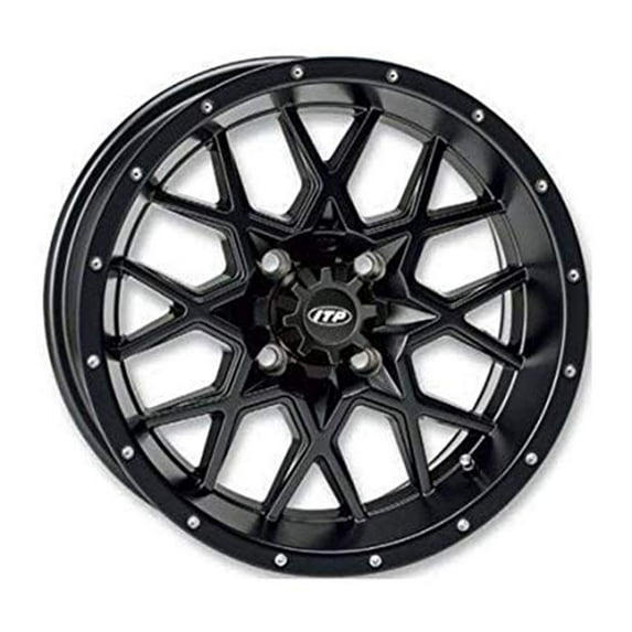 Itp Tires Hurricane Wheel ; 17X7 ; 4/115 ; Matte Black (17Rb119Bx) - 1721941017B