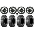 thumbnail image 1 of ITP Hurricane 14" Wheels Black 27" Predator Tires Kawasaki Teryx Mule, 1 of 5